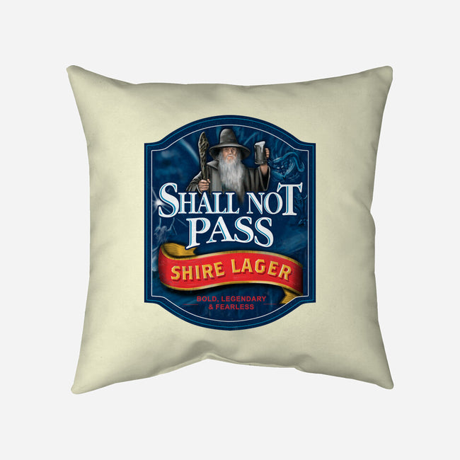 Shall Not Pass Lager-None-Removable Cover w Insert-Throw Pillow-NMdesign