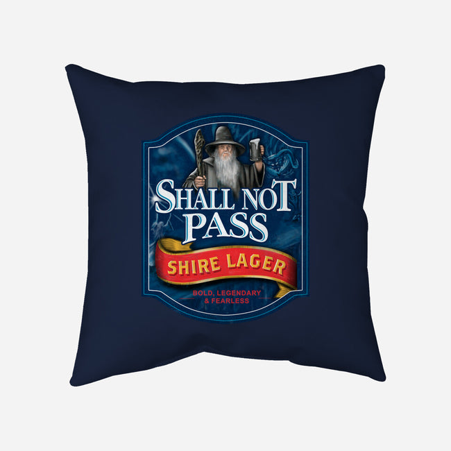 Shall Not Pass Lager-None-Removable Cover w Insert-Throw Pillow-NMdesign