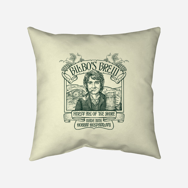 Bilbo's Brew-None-Removable Cover w Insert-Throw Pillow-P1yu5h