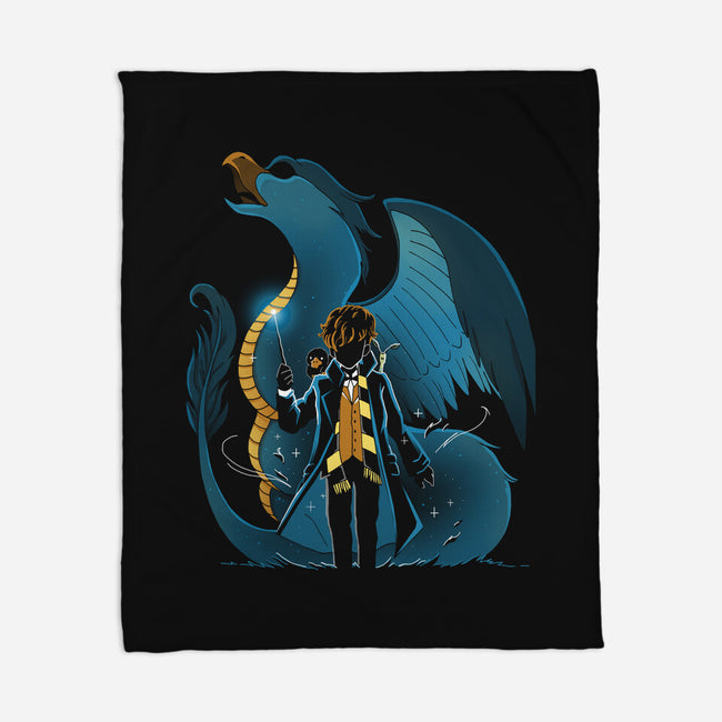 Magic And Animals-None-Fleece-Blanket-Vallina84