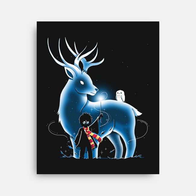 Magic Deer-None-Stretched-Canvas-Vallina84