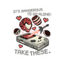 Take These-None-Removable Cover w Insert-Throw Pillow-momma_gorilla