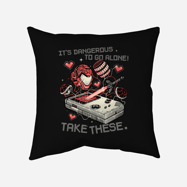 Take These-None-Removable Cover w Insert-Throw Pillow-momma_gorilla