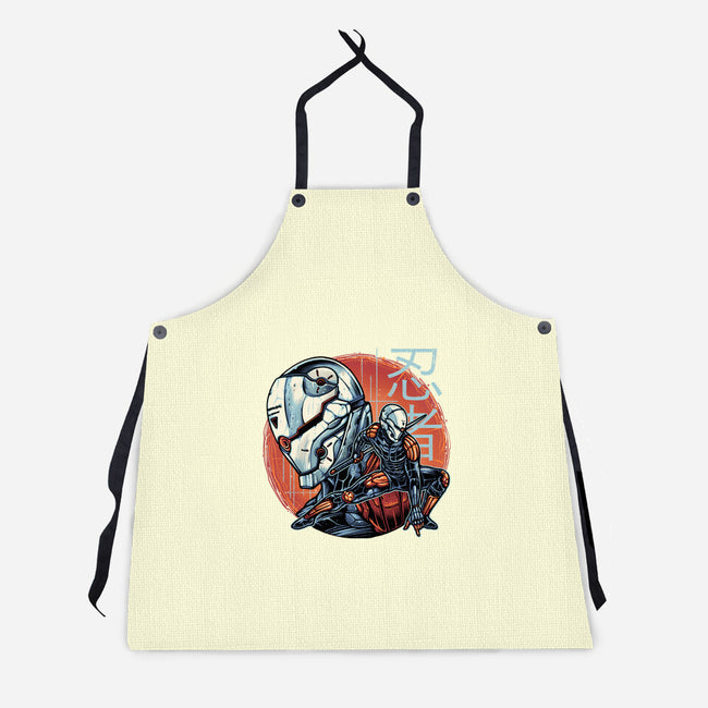 Forsaken Ninja-Unisex-Kitchen-Apron-momma_gorilla