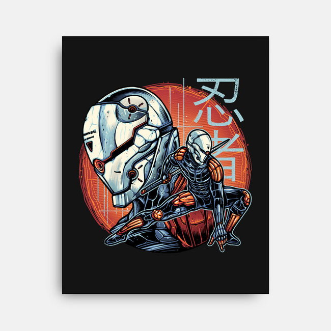 Forsaken Ninja-None-Stretched-Canvas-momma_gorilla