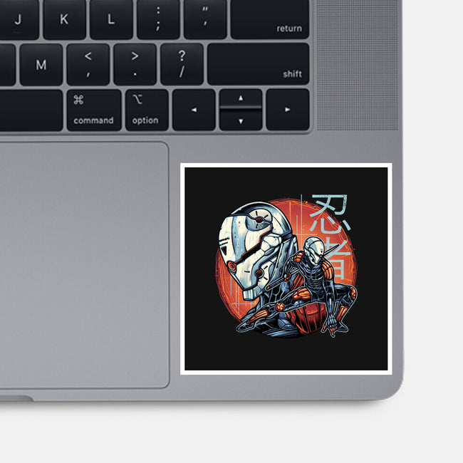 Forsaken Ninja-None-Glossy-Sticker-momma_gorilla