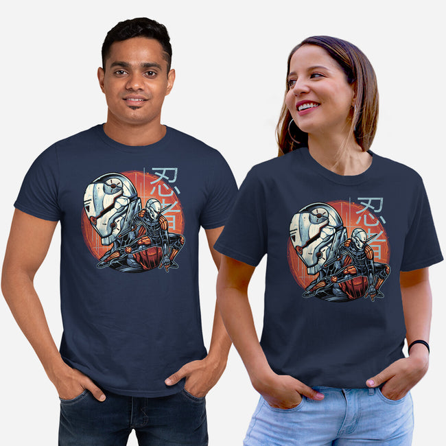 Forsaken Ninja-Unisex-Basic-Tee-momma_gorilla