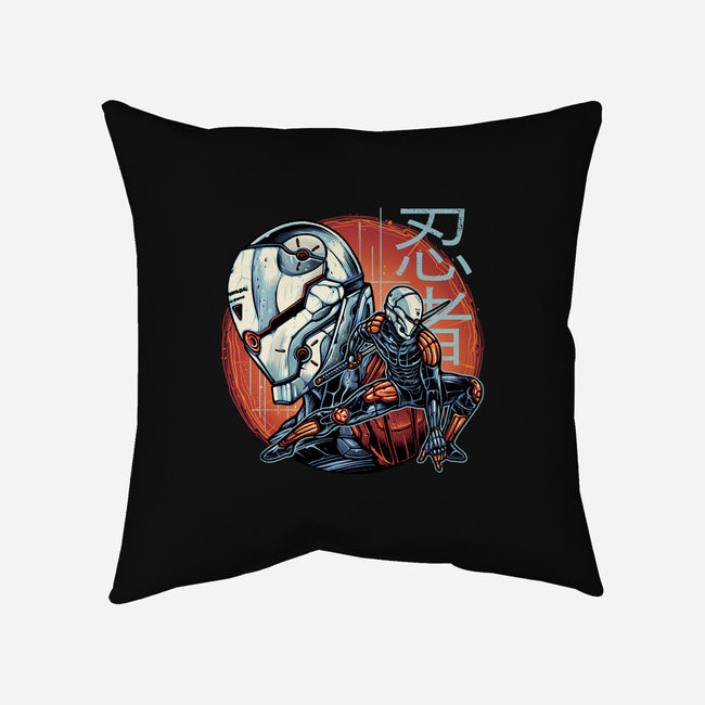 Forsaken Ninja-None-Removable Cover w Insert-Throw Pillow-momma_gorilla