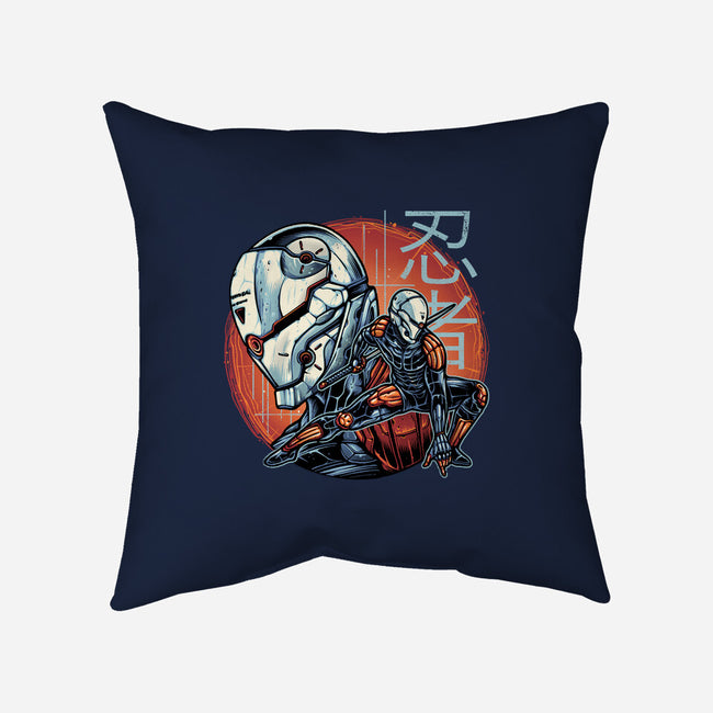 Forsaken Ninja-None-Removable Cover w Insert-Throw Pillow-momma_gorilla