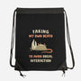 Avoiding Social Interaction-None-Drawstring-Bag-kg07