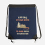 Avoiding Social Interaction-None-Drawstring-Bag-kg07