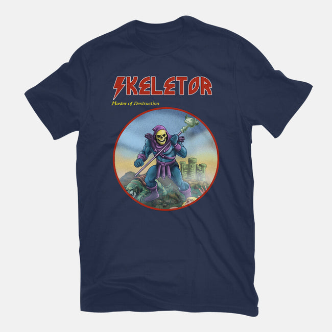 Skeletor Master Of Destruction-Unisex-Basic-Tee-Diego Gurgell
