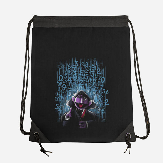 It's Raining Numbers-None-Drawstring-Bag-zascanauta