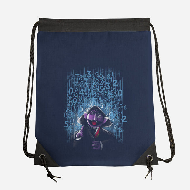 It's Raining Numbers-None-Drawstring-Bag-zascanauta