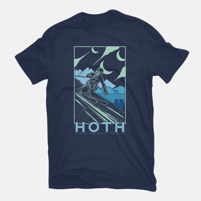 Hoth Ski Resort-Mens-Premium-Tee-sebasebi