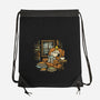 Rainy Day Reading-None-Drawstring-Bag-kg07