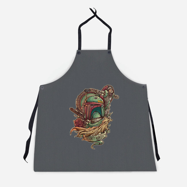 The Real Bounty Hunter-Unisex-Kitchen-Apron-jmlfreeman
