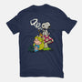 A Beagle In Wonderland-Womens-Basic-Tee-zascanauta