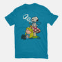 A Beagle In Wonderland-Womens-Basic-Tee-zascanauta