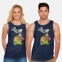A Beagle In Wonderland-Unisex-Basic-Tank-zascanauta