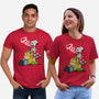 A Beagle In Wonderland-Unisex-Basic-Tee-zascanauta
