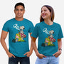 A Beagle In Wonderland-Unisex-Basic-Tee-zascanauta