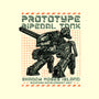Prototype Bipedal Tank-None-Polyester-Shower Curtain-momma_gorilla