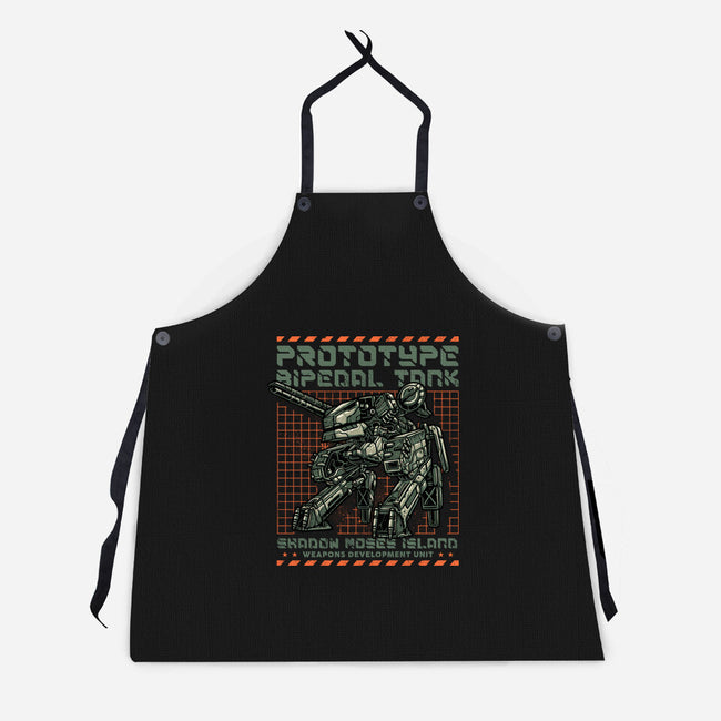 Prototype Bipedal Tank-Unisex-Kitchen-Apron-momma_gorilla