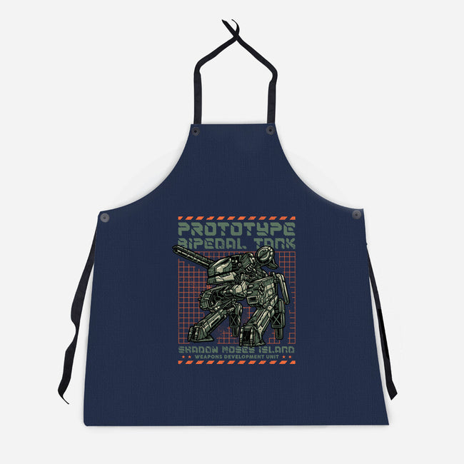 Prototype Bipedal Tank-Unisex-Kitchen-Apron-momma_gorilla