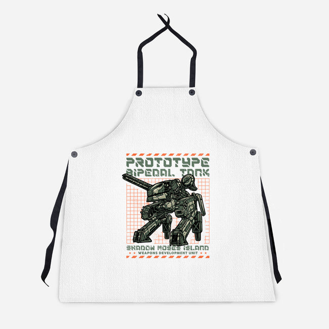 Prototype Bipedal Tank-Unisex-Kitchen-Apron-momma_gorilla