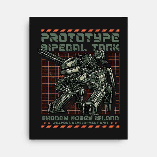 Prototype Bipedal Tank-None-Stretched-Canvas-momma_gorilla