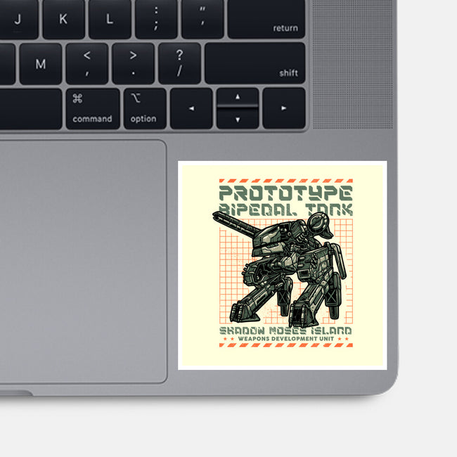 Prototype Bipedal Tank-None-Glossy-Sticker-momma_gorilla