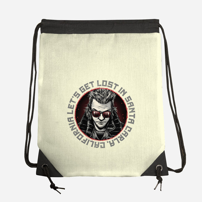 Get Lost In Santa Carla-None-Drawstring-Bag-momma_gorilla