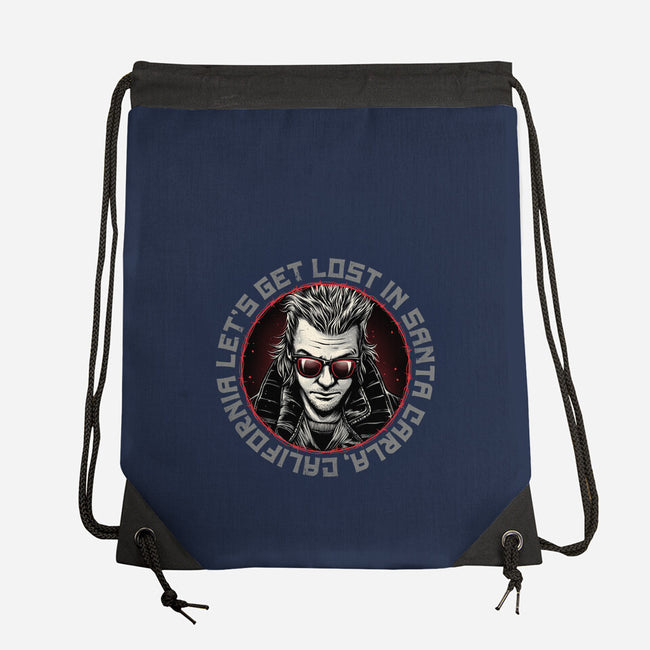 Get Lost In Santa Carla-None-Drawstring-Bag-momma_gorilla