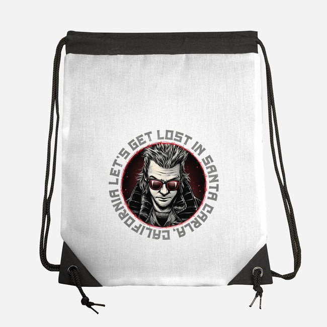 Get Lost In Santa Carla-None-Drawstring-Bag-momma_gorilla