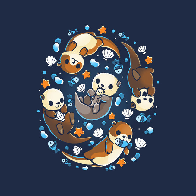 Otter Family-None-Drawstring-Bag-Vallina84