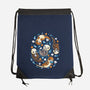 Otter Family-None-Drawstring-Bag-Vallina84