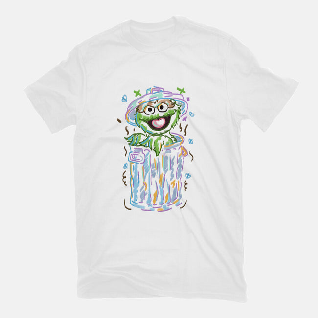 Trash Puppet-Womens-Basic-Tee-nickzzarto