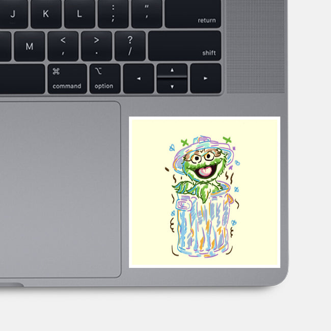 Trash Puppet-None-Glossy-Sticker-nickzzarto
