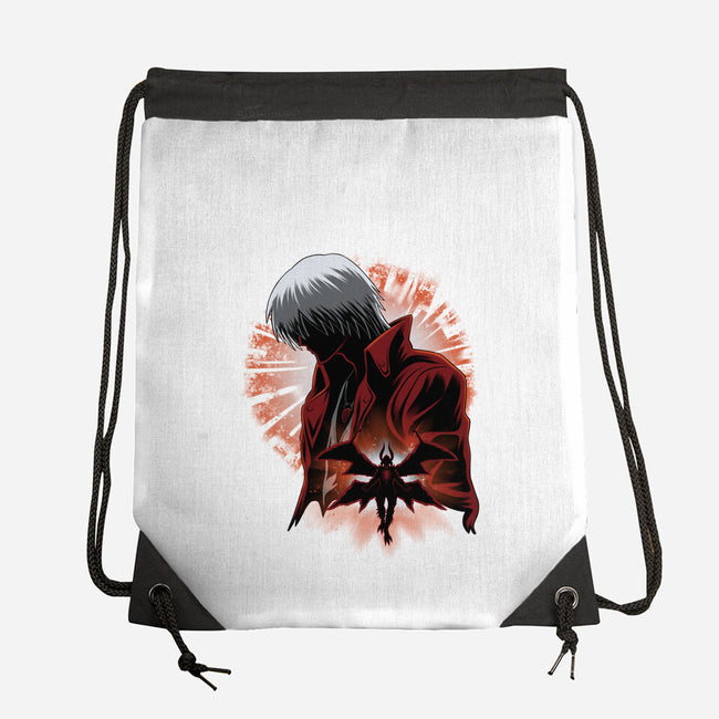 Demon Angel-None-Drawstring-Bag-rmatix