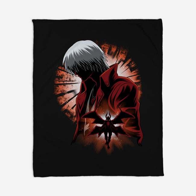 Demon Angel-None-Fleece-Blanket-rmatix