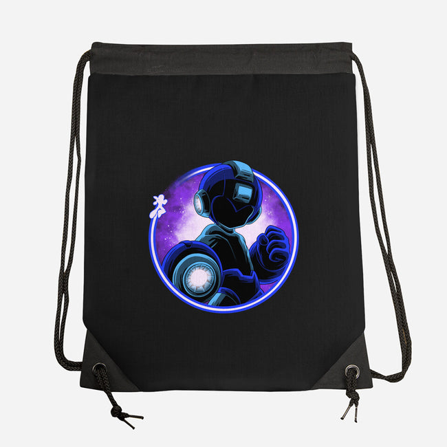 Blue Metal Hero-None-Drawstring-Bag-rmatix