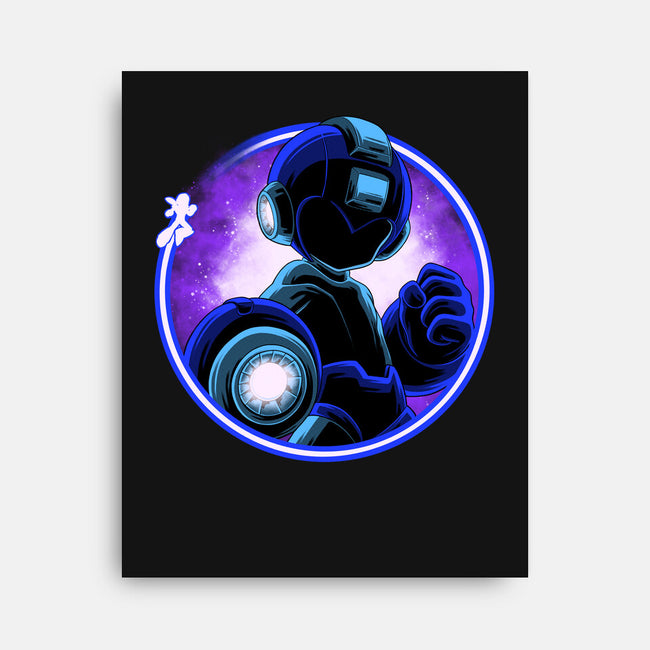 Blue Metal Hero-None-Stretched-Canvas-rmatix