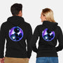 Blue Metal Hero-Unisex-Zip-Up-Sweatshirt-rmatix