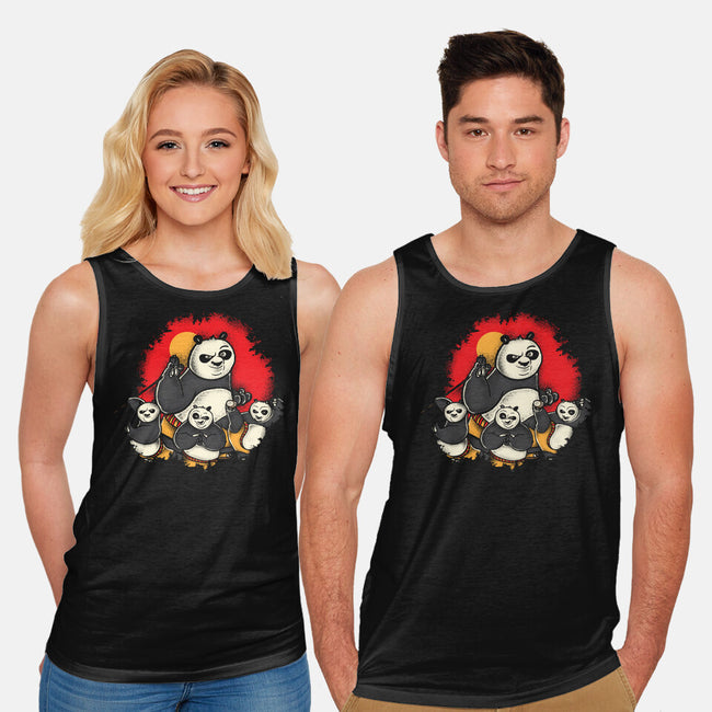 The Silly Panda-Unisex-Basic-Tank-turborat14