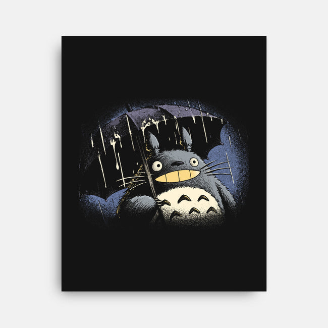 Rainy Day Guardian-None-Stretched-Canvas-Popnotic