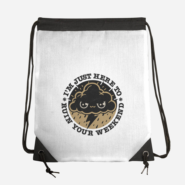 Weekend Ruiner-None-Drawstring-Bag-Popnotic