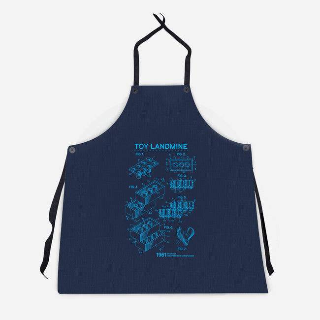 Ultimate Weapon Blueprint-Unisex-Kitchen-Apron-rocketman_art