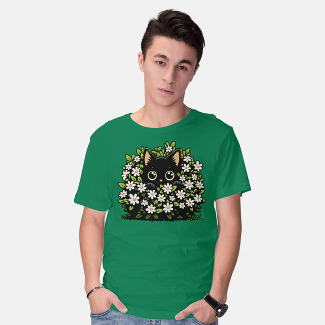 Spring Hide And Seek-Mens-Basic-Tee-Popnotic