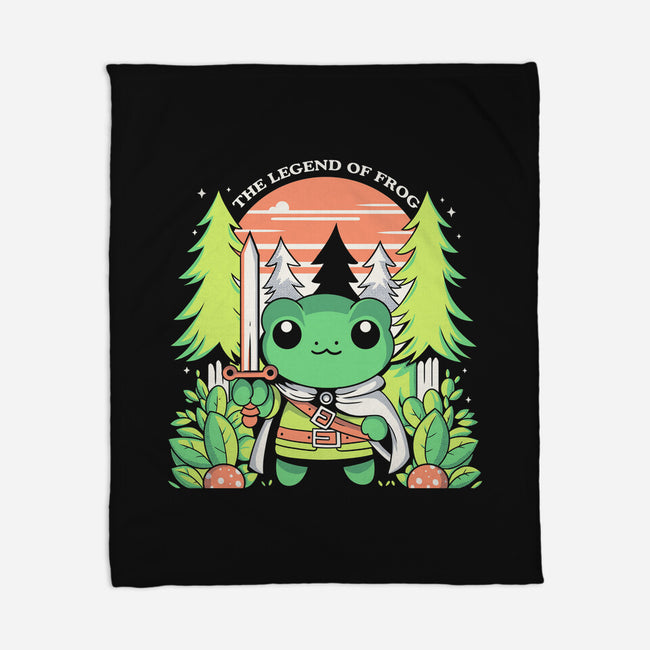 The Legendo Of The Frog-None-Fleece-Blanket-Eoli Studio